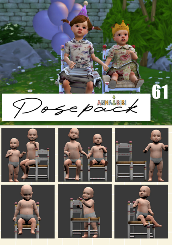 Mix Posepack_061 [AnnaBibi] by simsfinds - The Sims 4 Custom Content