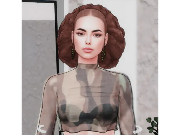 Maxis Match u0420u0430u043cu043eu043du0430 u041fu0440u0438u043du0433u043b by anawpan - The Sims 4 Custom Content