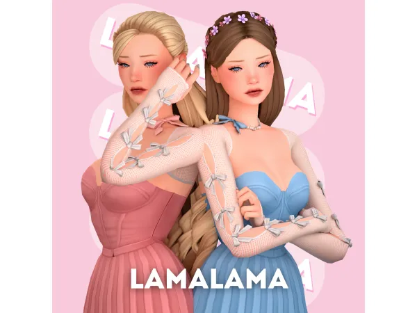 Maxis Match Barbie Hairstyles Princess and Pauper by LamaLamaLove - The Sims 4 Custom Content