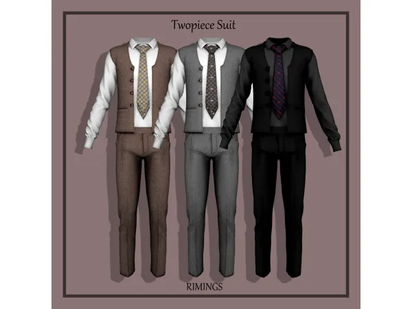 [RIMINGS] Twopiece Suit by RIMINGS