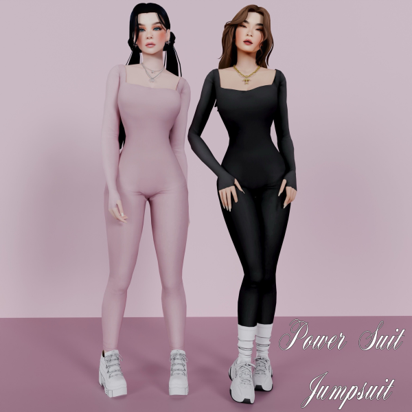 Maxis Match Fit and Fierce Jumpsuit by simsfinds - The Sims 4 Custom Content