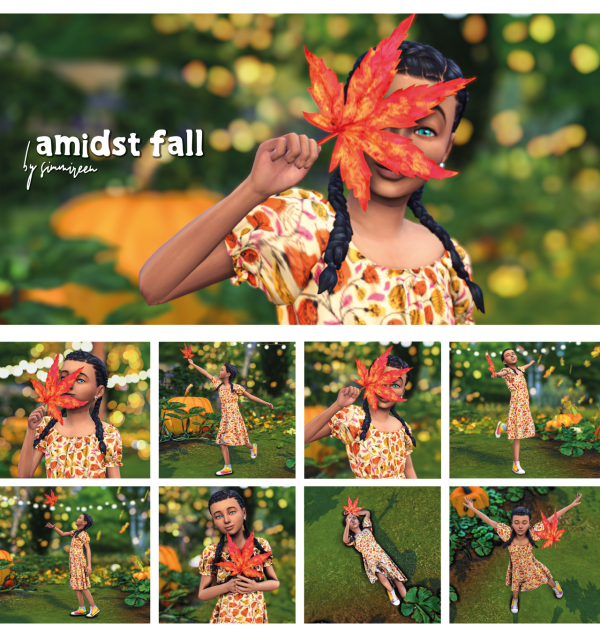 Mix midst fall by simsfinds - The Sims 4 Custom Content