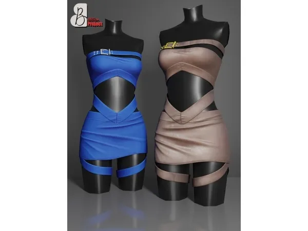 Alpha BillionProject Famela Outfit Set - The Sims 4 Custom Content