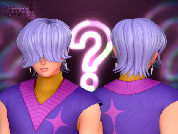Maxis Match Mystery Hair Sajaboys Earring Kpop Demon Hunters - The Sims 4 Custom Content