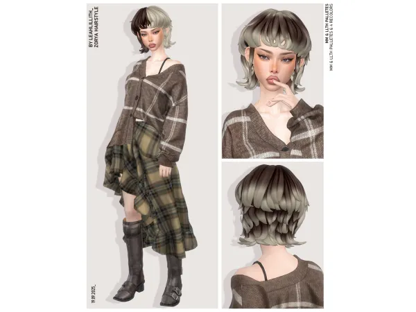 Maxis Match Zorya Hairstyle by leahlillith - The Sims 4 Custom Content