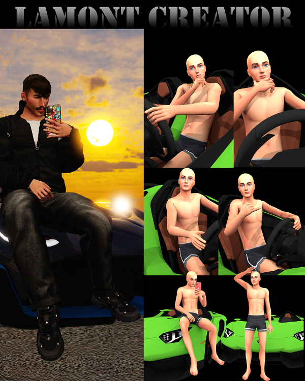 Mix car 3 by lamontcreatorr - The Sims 4 Custom Content