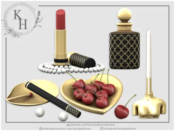 Alpha [khd] scarlett set - The Sims 4 Custom Content