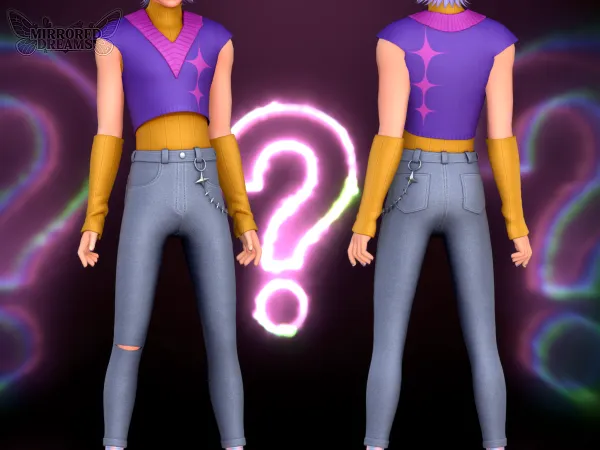Mix Mystery Outfit Sajaboys Nails Kpop Demon Hunters - The Sims 4 Custom Content