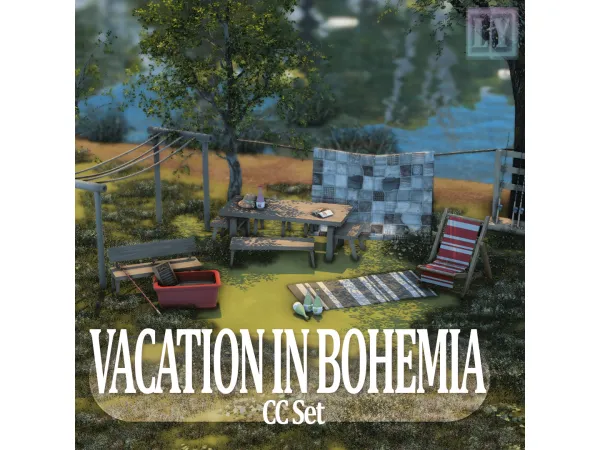 Maxis Match Vacation in Bohemia SET - The Sims 4 Custom Content