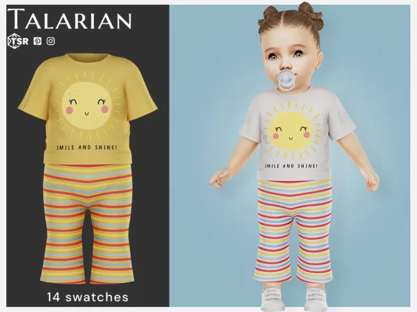 Mix Sofia Outfit (Infant) by talarian - The Sims 4 Custom Content