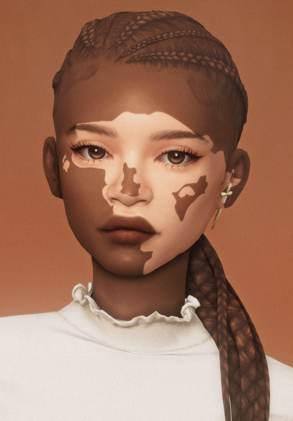 Alpha bethany braids by simsfinds - The Sims 4 Custom Content