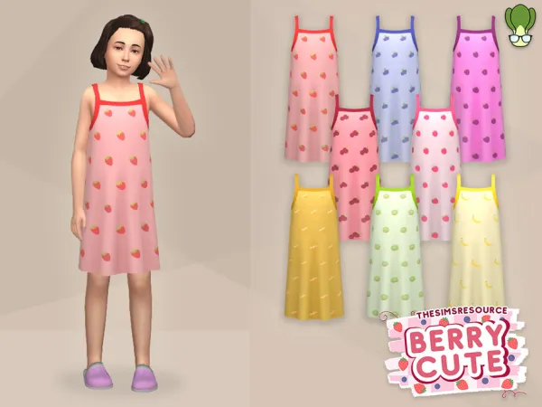 Maxis Match Berry Cute Child Sleepwear by kapakijo - The Sims 4 Custom Content