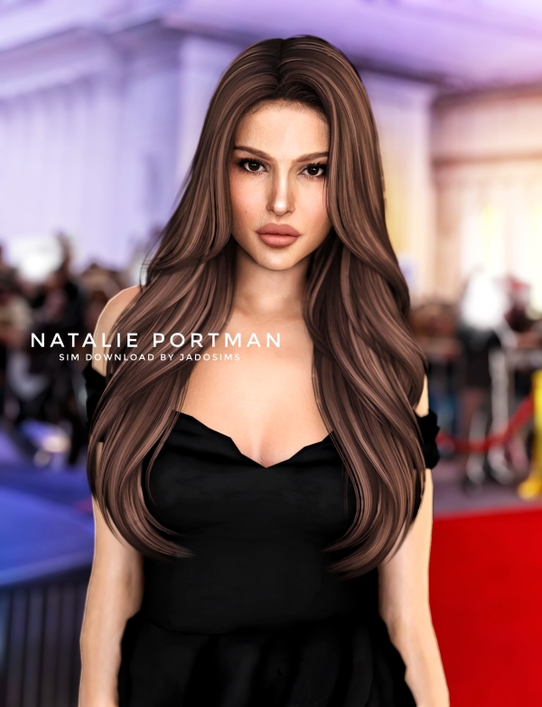 Alpha Natalie Portman (Sim Download) by shopwithflynnn - The Sims 4 Custom Content