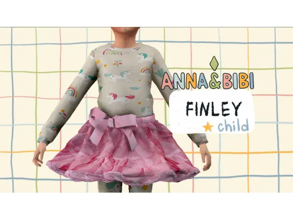 Alpha Finley CHILD [AnnaBibi] - The Sims 4 Custom Content