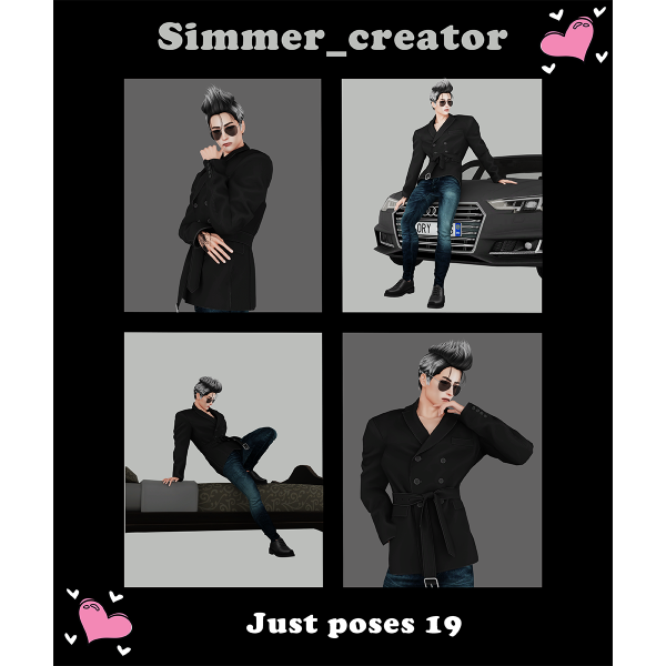 Mix Just poses 19 by simmer_creator - The Sims 4 Custom Content