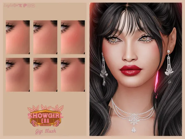 Alpha tsr ShowgirlEra Gigi Blush - The Sims 4 Custom Content