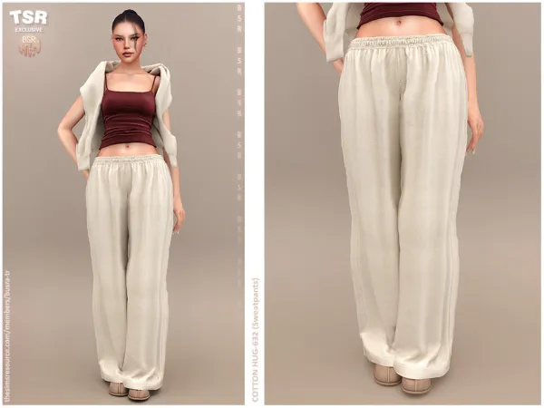 Alpha COTTON HUG 632 (Sweatpants) BD1607 tr by busra - The Sims 4 Custom Content