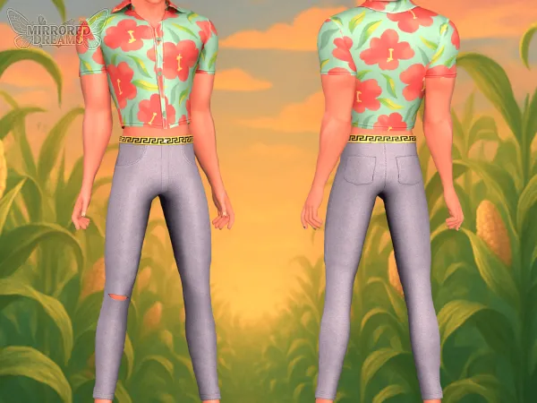 Mix Abby Outfit Sajaboys Nails Kpop Demon Hunters - The Sims 4 Custom Content