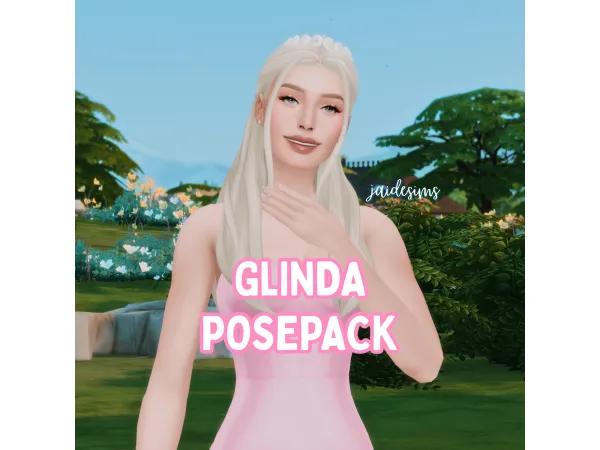 Mix Glinda Posepack by Jaidesims - The Sims 4 Custom Content