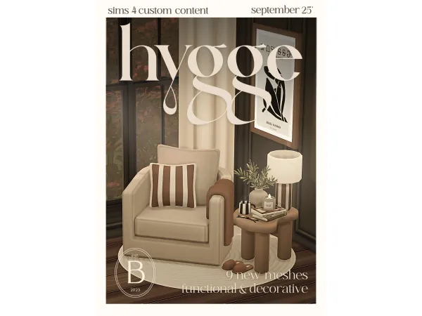 Maxis Match HYGGE a sims 4 custom content collection by bbygyal123 - The Sims 4 Custom Content