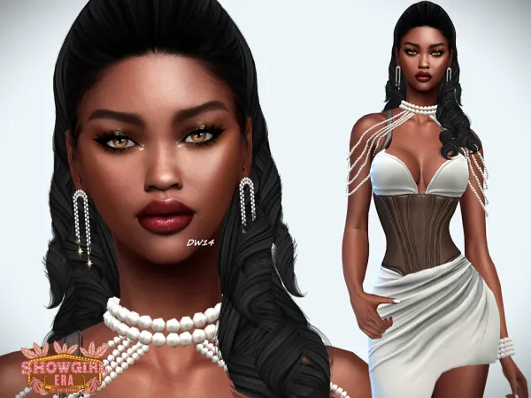 Mix Showgirl Era Megan Saunders - The Sims 4 Custom Content