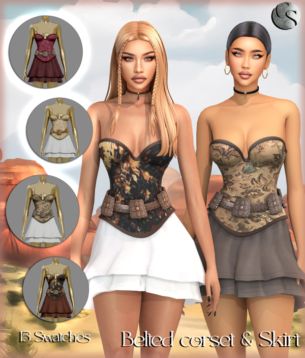 Alpha CAMUFLAJE Western Redemption Big Collection by simsfinds - The Sims 4 Custom Content