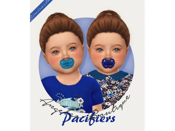 Alpha Angelas Boutique Pacifiers 3T4 by simiracle - The Sims 4 Custom Content