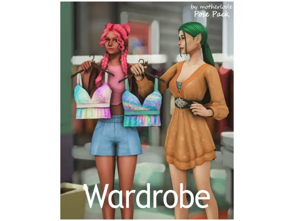 Mix Pose Pack Wardrobe by motherlode199 - The Sims 4 Custom Content