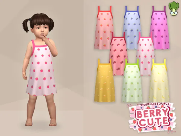 Maxis Match Berry Cute Toddler Sleepwear by kapakijo - The Sims 4 Custom Content