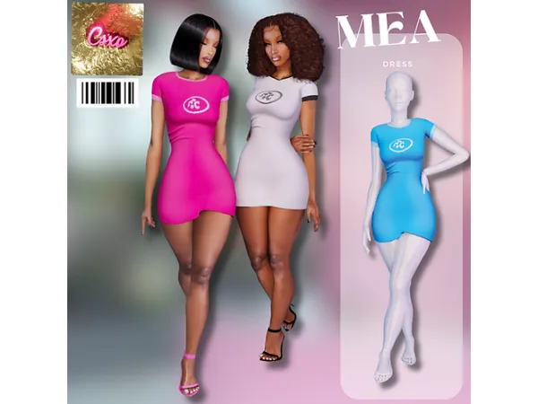 Alpha Mea Baby Dress by cecesimsxo - The Sims 4 Custom Content