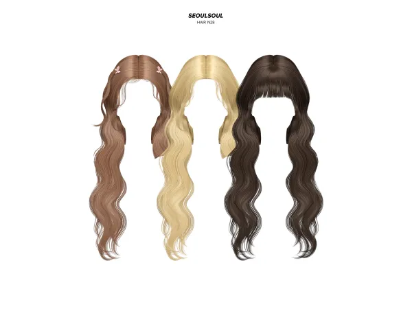 SIMS4 HAIR // N28 by seoulsoul