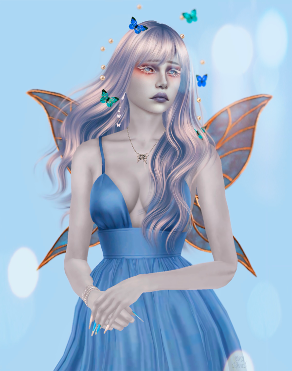 Alpha Butterfly Sims by simsfinds - The Sims 4 Custom Content