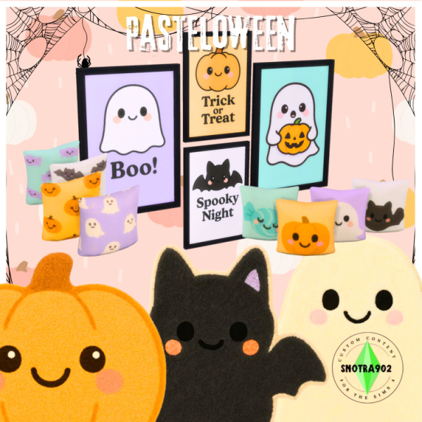 Mix Pasteloween by simsfinds - The Sims 4 Custom Content