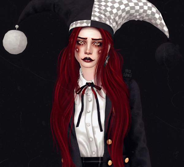Alpha Clown Sims by simsfinds - The Sims 4 Custom Content