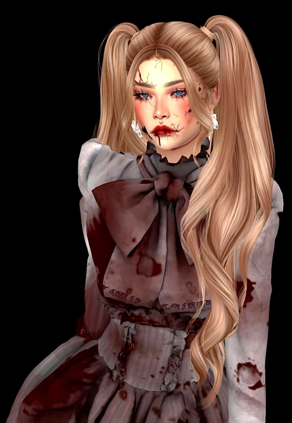 Alpha Creepy Doll by simsfinds - The Sims 4 Custom Content