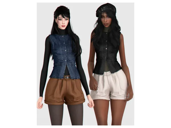 Alpha Let it Fall Set by backtrackcc - The Sims 4 Custom Content