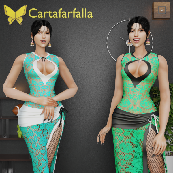 Alpha Cartafarfalla Peony by cartafarfalla - The Sims 4 Custom Content