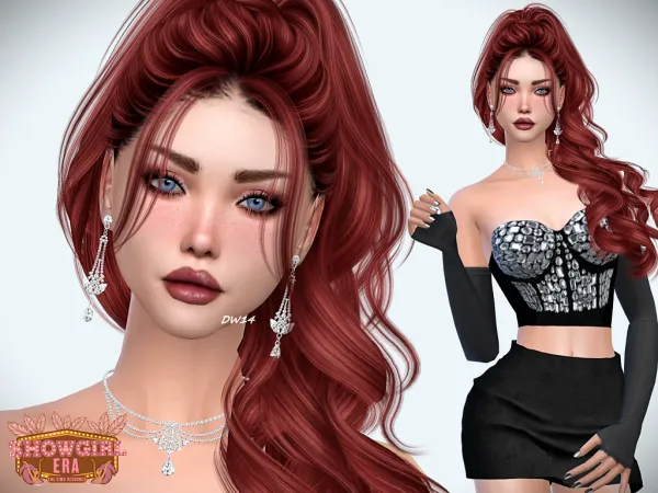 Mix Showgirl Era Delynne Wade - The Sims 4 Custom Content