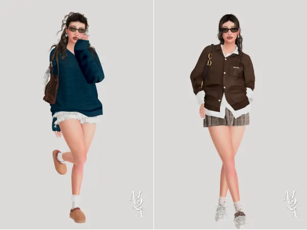 Alpha Urban Transition Lookbook by mervequeenx - The Sims 4 Custom Content