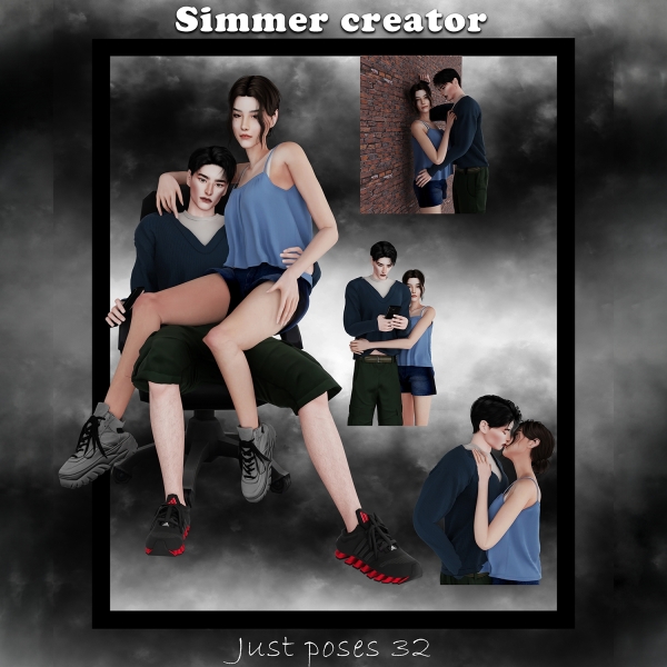 Mix Just poses 32 by simmer_creator - The Sims 4 Custom Content