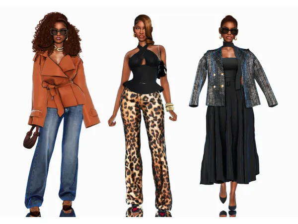 Alpha A look into Odessau2019s Spring wardrobe by wannabe - The Sims 4 Custom Content
