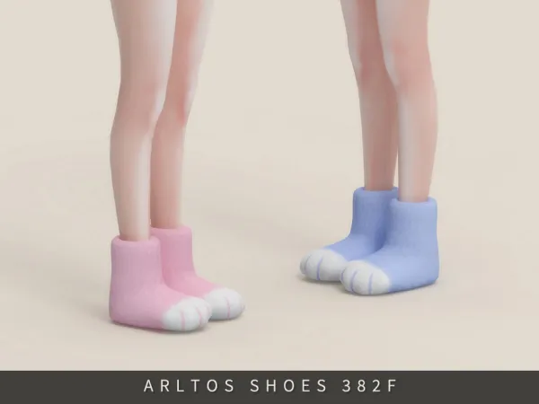 Maxis Match Kitty paws boots Female by Arltos - The Sims 4 Custom Content