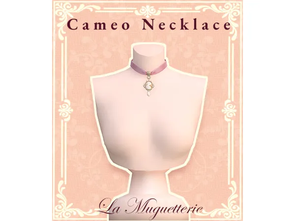 Victorian Cameo Necklace by Liljekonvall