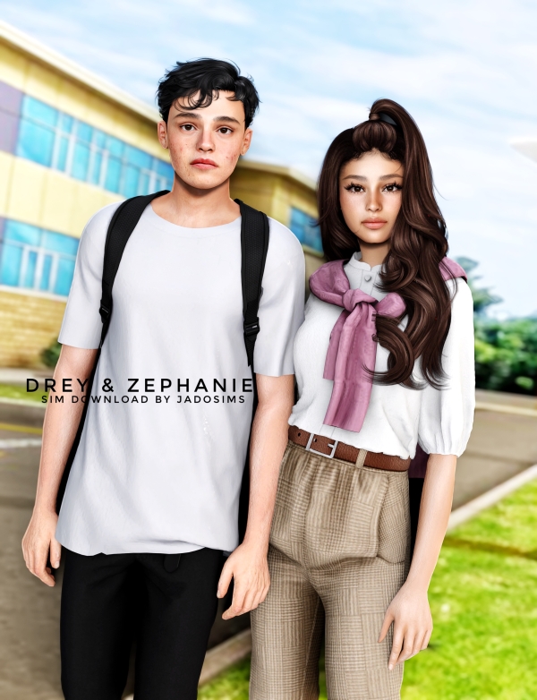 Alpha Drey Zephanie (Sim Download) by shopwithflynnn - The Sims 4 Custom Content