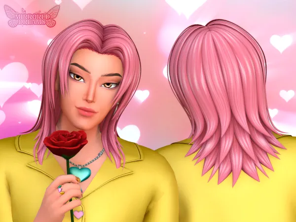 Mix Romance Hair Sajaboys Earring Kpop Demon Hunters - The Sims 4 Custom Content