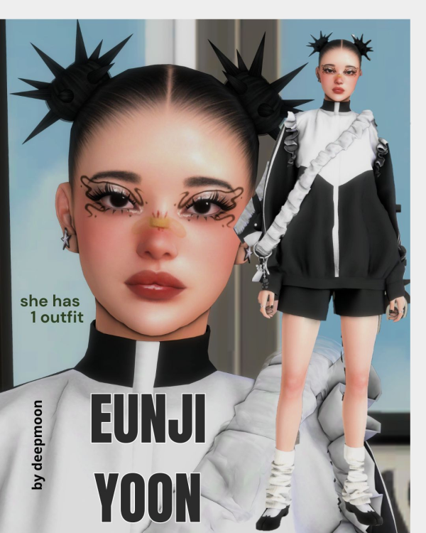 Alpha Eunji Yoon by simsfinds - The Sims 4 Custom Content