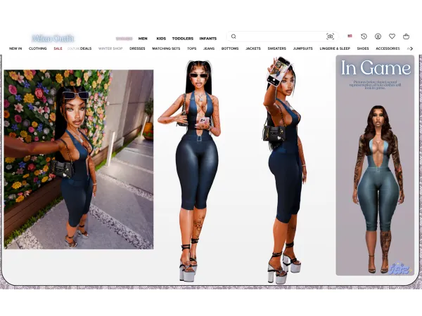 Alpha Milan Outfit by TBZSimz - The Sims 4 Custom Content