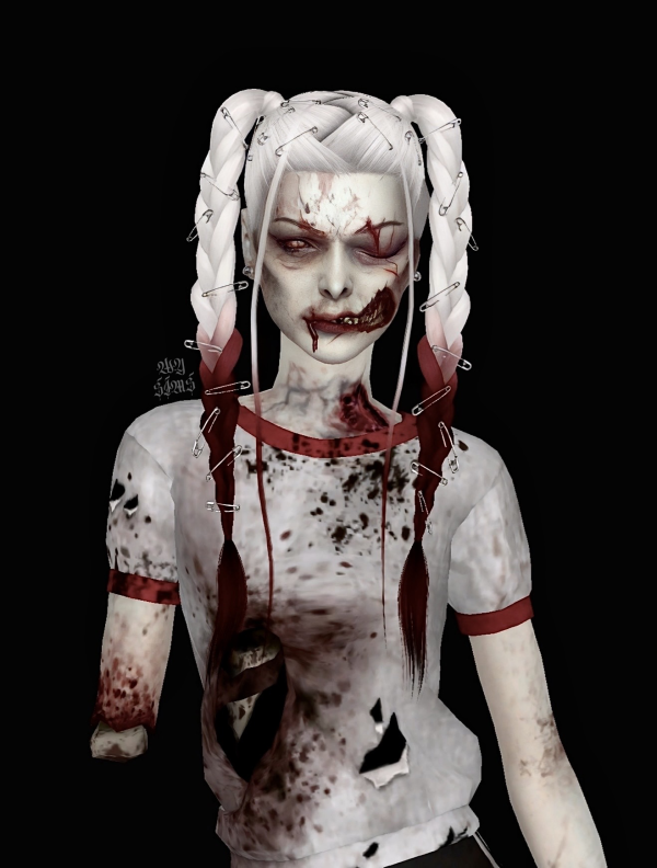 Alpha Zombie Sims by simsfinds - The Sims 4 Custom Content