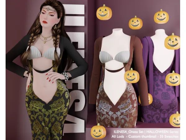 Alpha ILN Onasa Set - The Sims 4 Custom Content