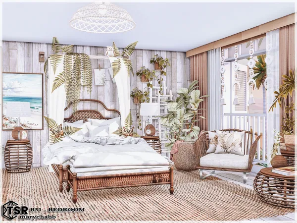 Mix B31 Bedroom - The Sims 4 Custom Content